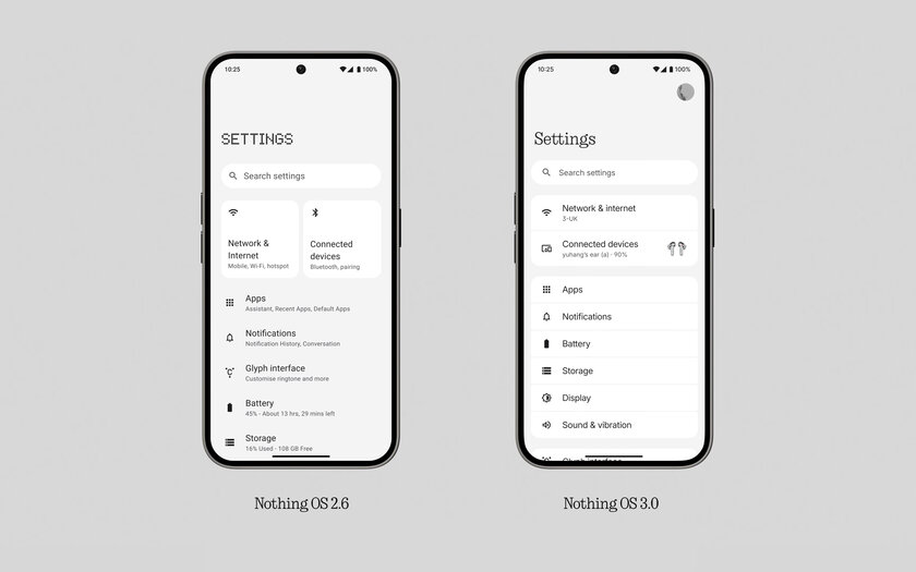 Представлена Nothing OS 3.0 с масштабным редизайном: что нового и когда выйдет