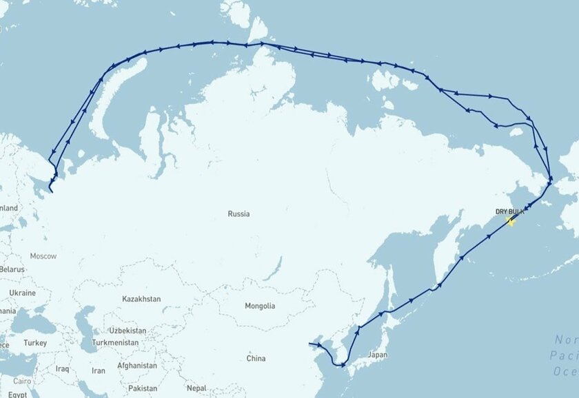 Быстрее на 2 недели: контейнеровоз типа Panamax впервые прошёл по Северному морскому пути