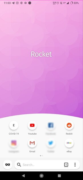 Забудьте о Chrome: отобрал 8 браузеров для слабых Android и сравнил расход ОЗУ — Rocket Browser. 1