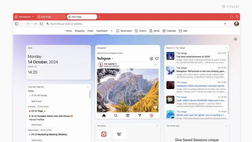 Представлен браузер Vivaldi 7.0: удобное управление контентом, виджеты и YouTube без рекламы