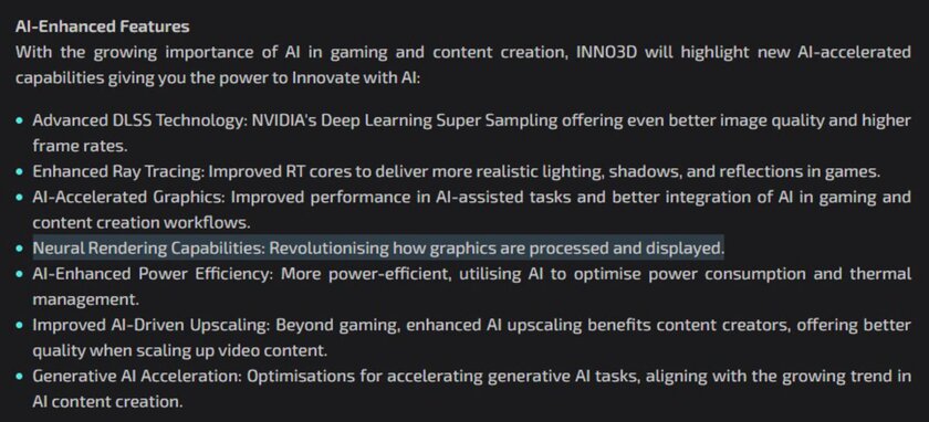 Слух: новые видеокарты NVIDIA получат нейронный рендеринг