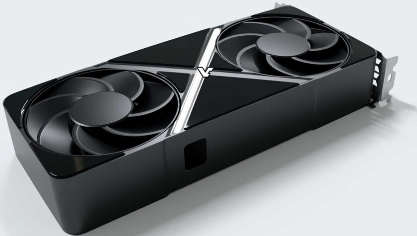 Так может выглядеть видеокарта RTX 50 Founder Edition со светодиодной полосой