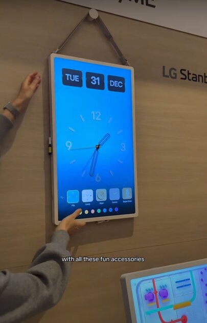 На CES 2025 показали телевизор LG StanbyME 2: у него встроенная батарея и ремни для переноски