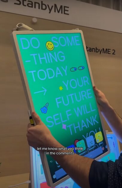 На CES 2025 показали телевизор LG StanbyME 2: у него встроенная батарея и ремни для переноски
