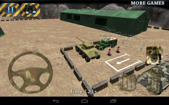 Обзор Tank Parking 3D - Tank Driver