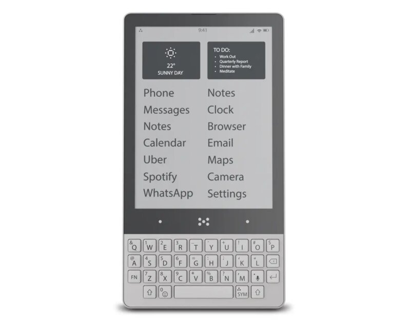 Смартфон Minimal Phone с экраном E Ink и QWERTY-клавиатурой поступил в продажу