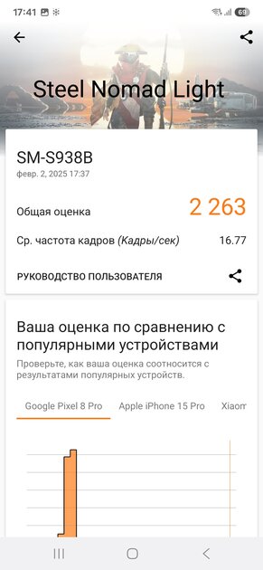 Ультрасовременная модель мира смартфонов. Обзор Samsung Galaxy S25 Ultra — Производительность. 10