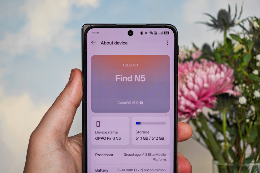 Самый тонкий складной смартфон на планете: обзор OPPO Find N5 — Программное обеспечение. 3