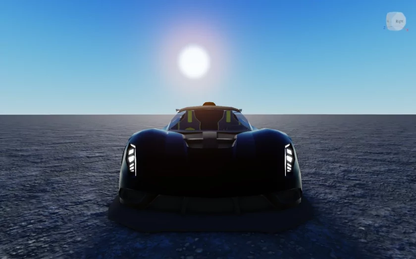 Геймер построил фотореалистичную модель Hennessey Venom F5 в Roblox