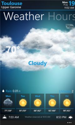 Топ-5 лучших погодных приложений для Windows Phone 8