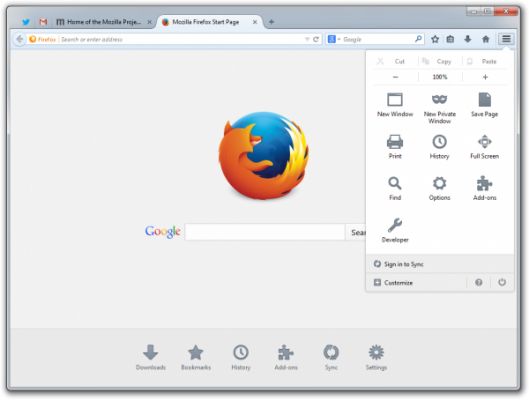 Mozilla Firefox 29 Beta: новая синхронизация, новый режим настроек, новый интерфейс Australis