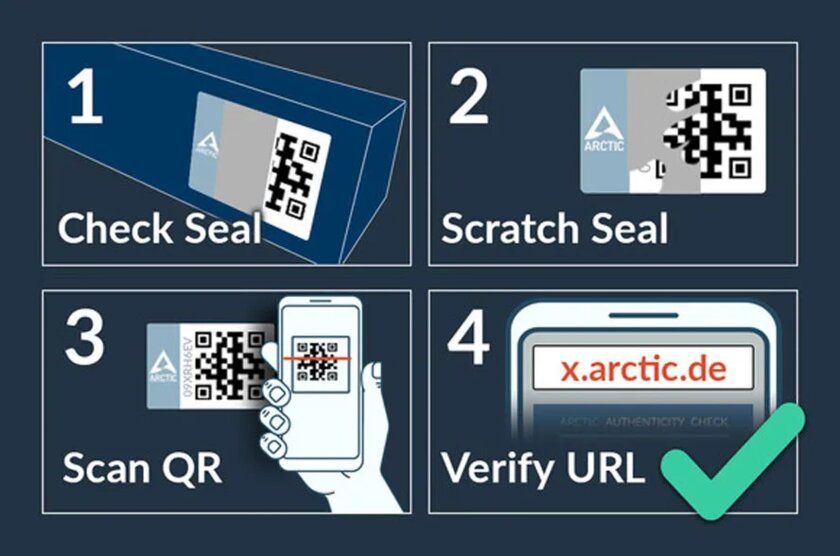 Arctic начнёт защищать свою термопасту QR-кодами: всё из-за большого количества подделок