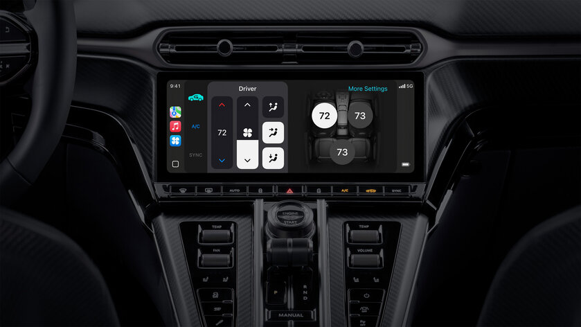 Apple представила CarPlay Ultra — когда iPhone управляет всем, от климата до тахометра