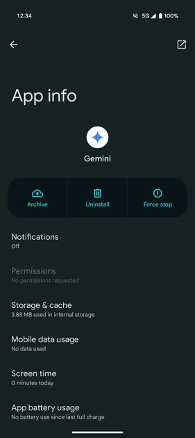 Обзор Android 16 в картинках: вот что Google уже изменила в системе — Редизайн экрана о приложении. 1