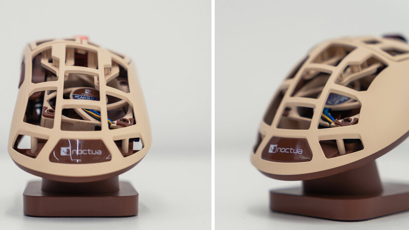 Noctua позаботилась о геймерах и представила мышку с вентилятором — Feinman F01 Noctua Edition