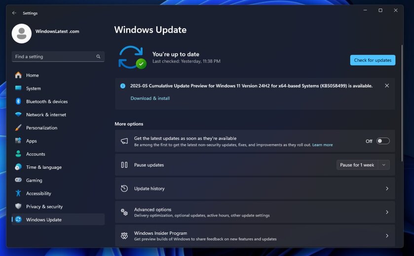 Игры в Windows 11 24H2 больше не будут зависать — Microsoft исправила проблему