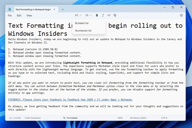 Часть пользователей недовольна новым «Блокнотом» в Windows 11: они хотят простоты