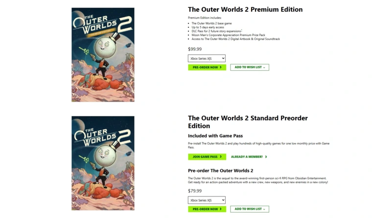 «Дождались»: The Outer Worlds 2 стала первой игрой для Xbox с ценником в 80 долларов