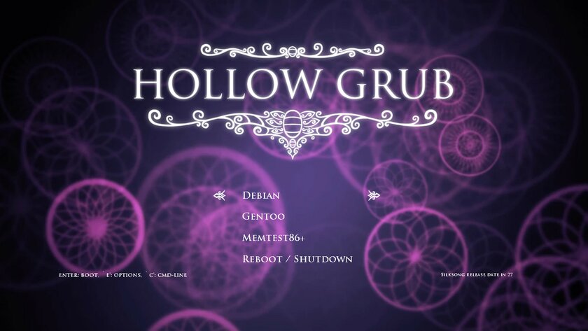 Геймер создал безумно красивые темы загрузчика Linux для фанатов Hollow Knight