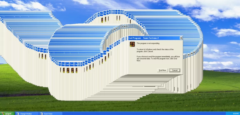 Вам это фото тоже напомнило лагающее окно из Windows 95?