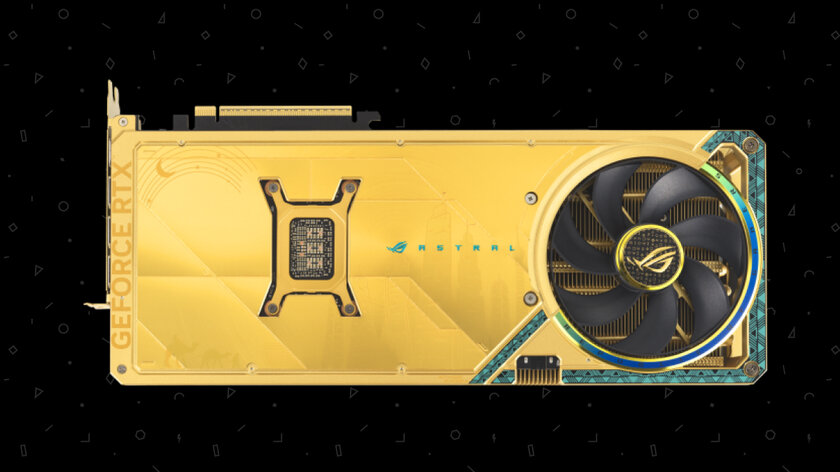 Нужно больше золота: ASUS анонсировала роскошную RTX 5080 в дизайне Dhahab Edition