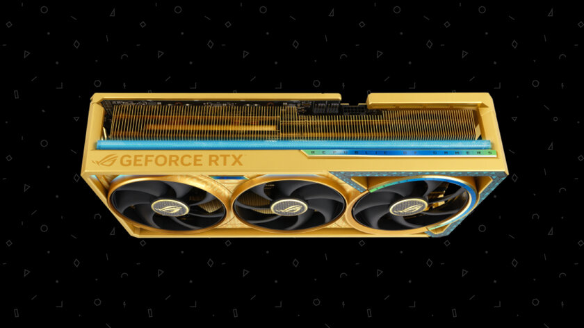 Нужно больше золота: ASUS анонсировала роскошную RTX 5080 в дизайне Dhahab Edition