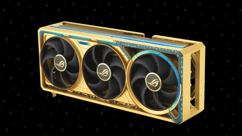 Нужно больше золота: ASUS анонсировала роскошную RTX 5080 в дизайне Dhahab Edition