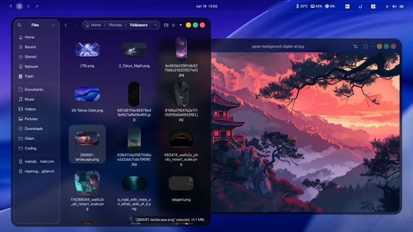 Дизайнер с Reddit создал тему для Gnome в улучшенном стиле macOS Tahoe