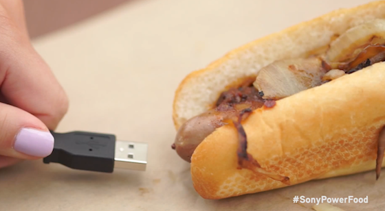 Техника Sony сможет питаться человеческой пищей
