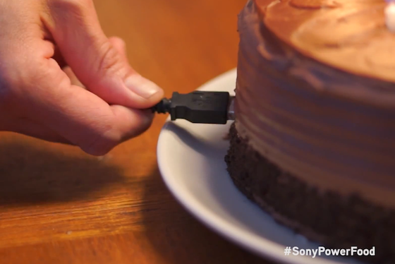 Техника Sony сможет питаться человеческой пищей