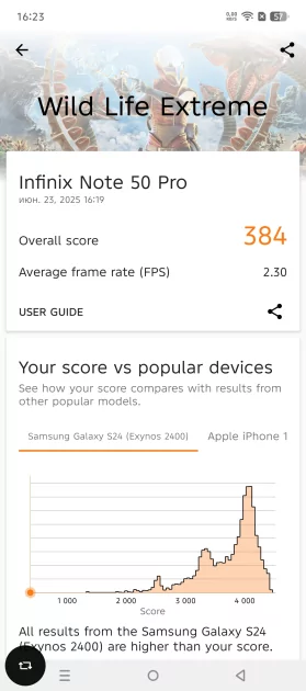 Удивил! Пульсометр, DeepSeek и стабилизатор в недорогом смартфоне — обзор Infinix Note 50 Pro — Производительность. 9