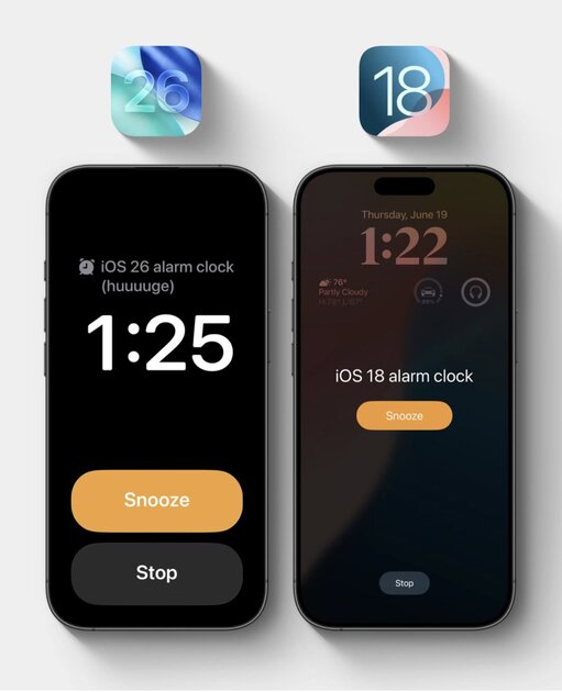 Apple обновила экран будильника в iOS 26 Beta 2. Теперь шансы проспать существенно выше?