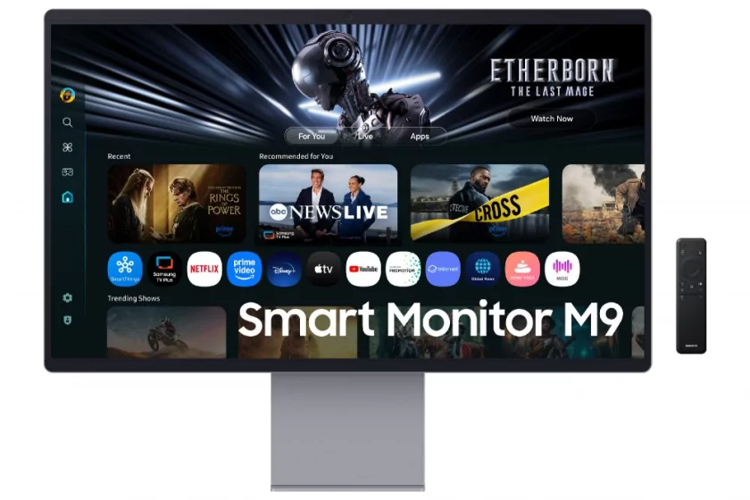 Samsung представила флагманский монитор Smart M9 — можно играть без подключения ПК