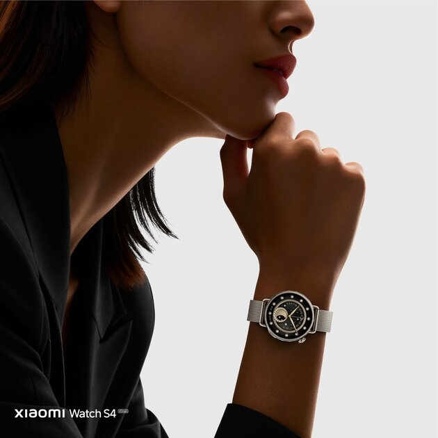 Xiaomi представила Watch S4 в размере 41 мм — сверхлёгкие золотые часы с бриллиантом