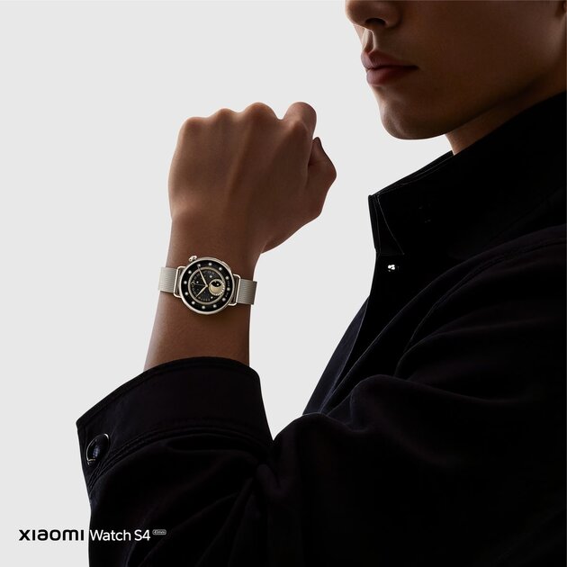 Xiaomi представила Watch S4 в размере 41 мм — сверхлёгкие золотые часы с бриллиантом