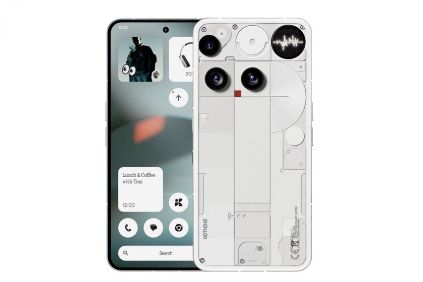 Представлен Nothing Phone (3) с асимметричным дизайном и монохромным экраном вместо «глифов»