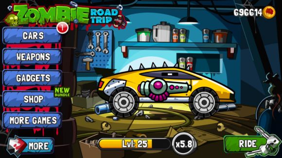 Обзор игры Zombie Road Trip