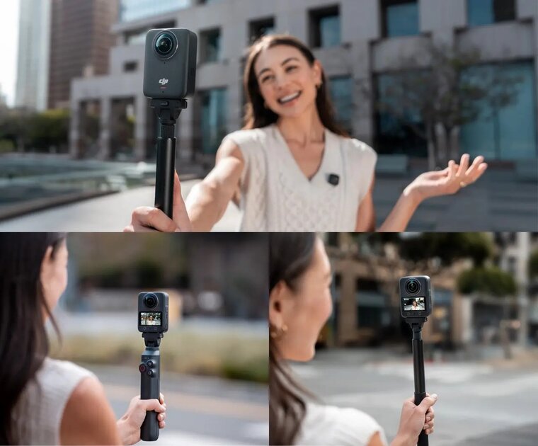 DJI представил Osmo 360 — свою первую сферическую камеру с 8K и улучшенной стабилизацией