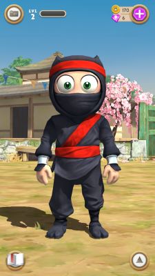 Clumsy Ninja - самое мимимишное тамагочи в App Store