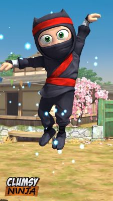 Clumsy Ninja - самое мимимишное тамагочи в App Store