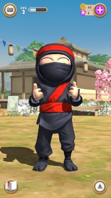 Clumsy Ninja - самое мимимишное тамагочи в App Store