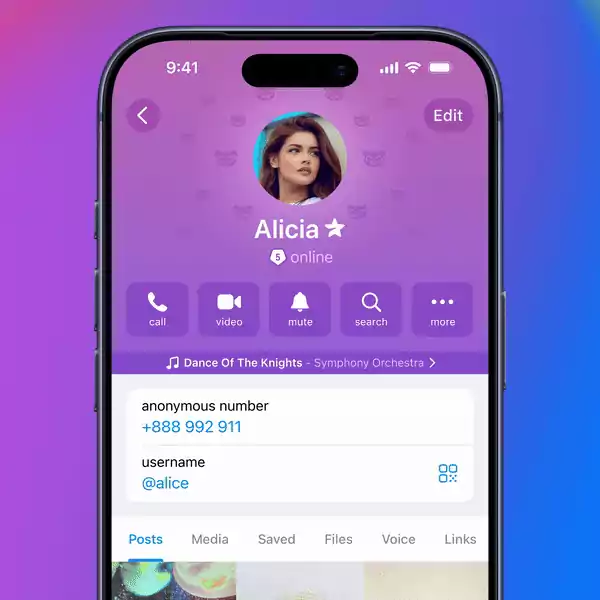 Стеклянный интерфейс, заметки для контактов и цвета профиля: Telegram получил крупный апдейт