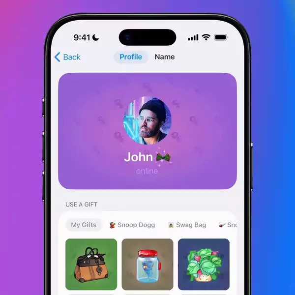 Стеклянный интерфейс, заметки для контактов и цвета профиля: Telegram получил крупный апдейт