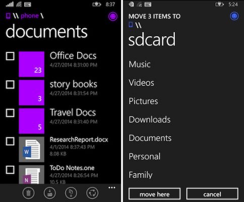 Вскоре для Windows Phone будет официально запущен файловый менеджер