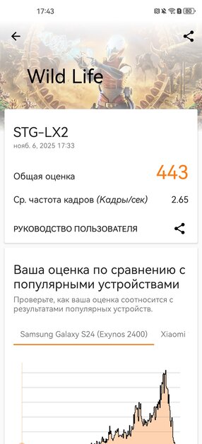 Обзор HUAWEI nova 14i: ёмкая батарея, приятный корпус и достойная камера — Производительность и тесты. 8