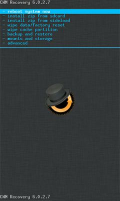 Возможности Root прав: CWM Recovery