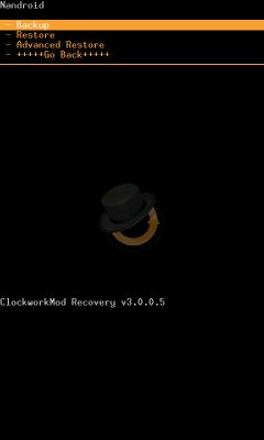 Возможности Root прав: CWM Recovery