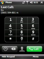IPhone Dialer Black Skin