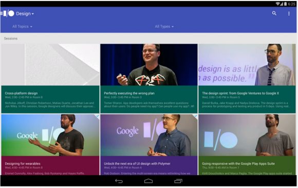 Приложение Google I/O 2014 доступно для установки