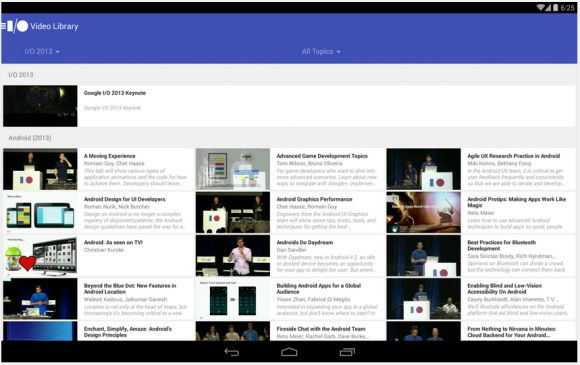 Приложение Google I/O 2014 доступно для установки